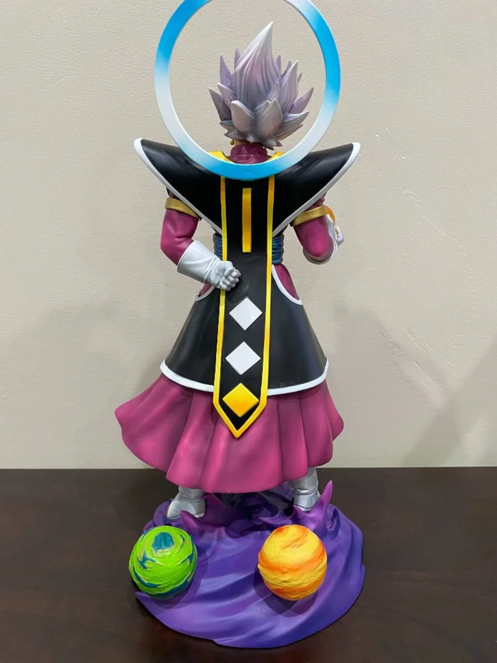 Large Dragon Ball Grand Priest Goku Vegito God Statue Figure Collection Gift